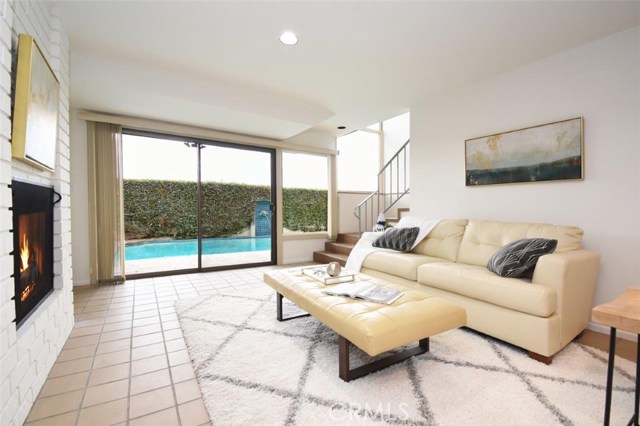 Family Room with Direct Access to the Pool