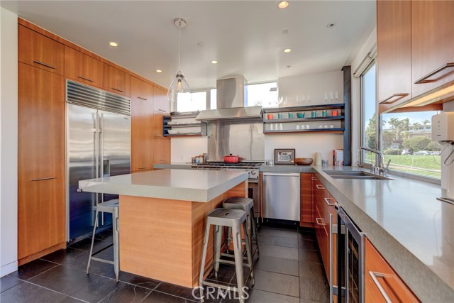 Kitchen with top of the line appliances