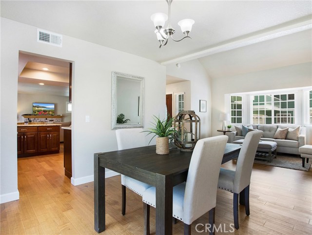 Living/Dining rooms into kitchen