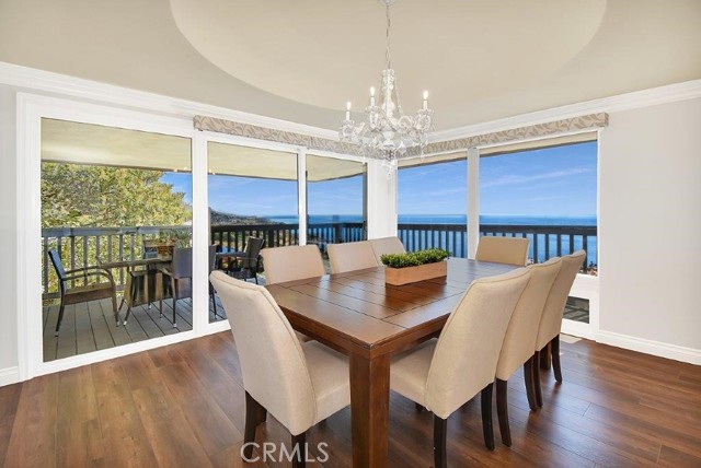 Formal Dining Room and Outdoor View Balcony