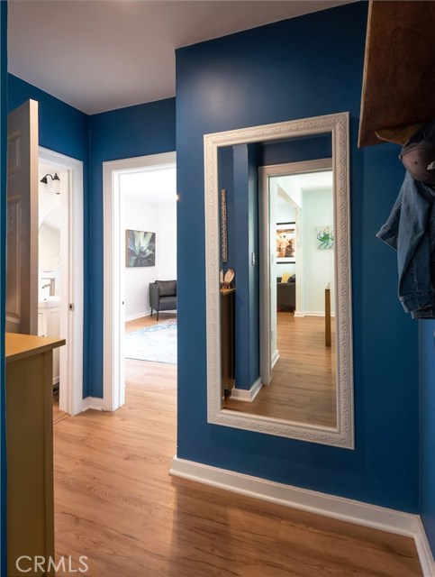 Rear Hallway w/Full Bath leading to the First Floor Bedroom