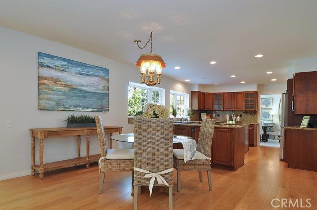 Informal dining area between Kitchen and Family Room.