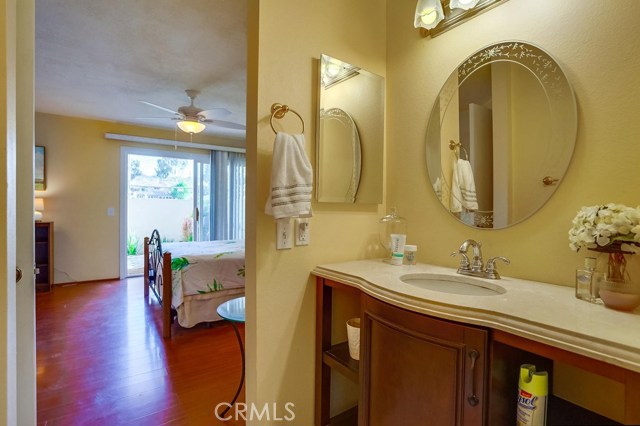 Master bath vanity