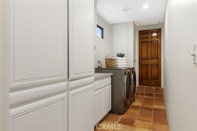 Laundry Area with Sink.