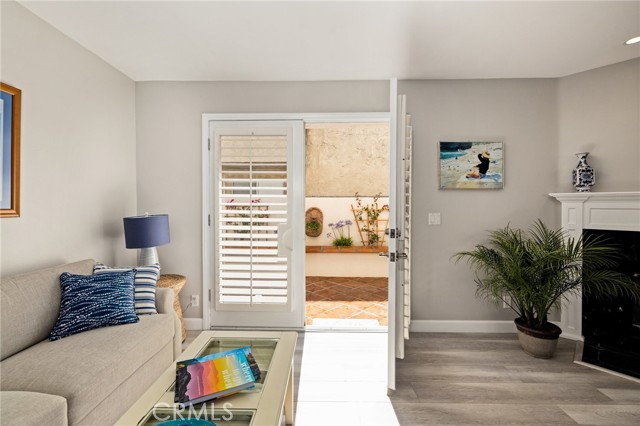 Family room access to patio