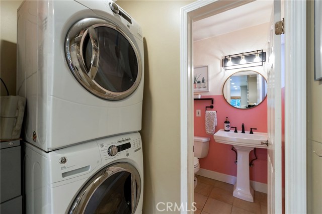 laundry closet downstairs