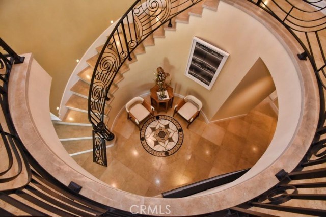 Stairway View Spiraling Down