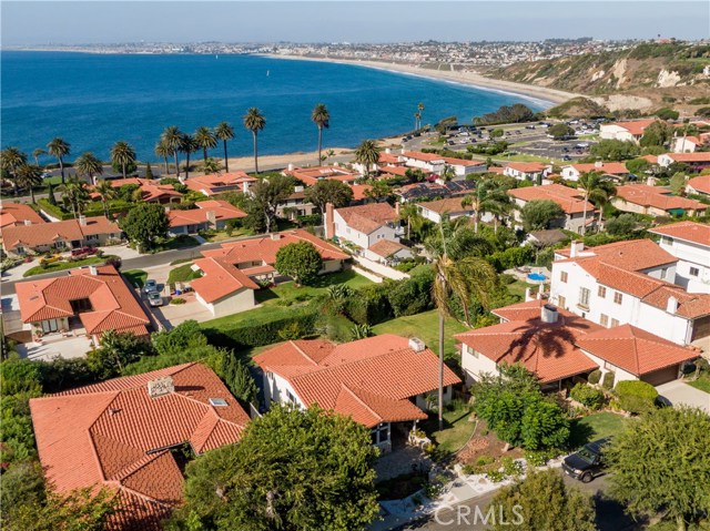 Aerial view of lower malaga cove