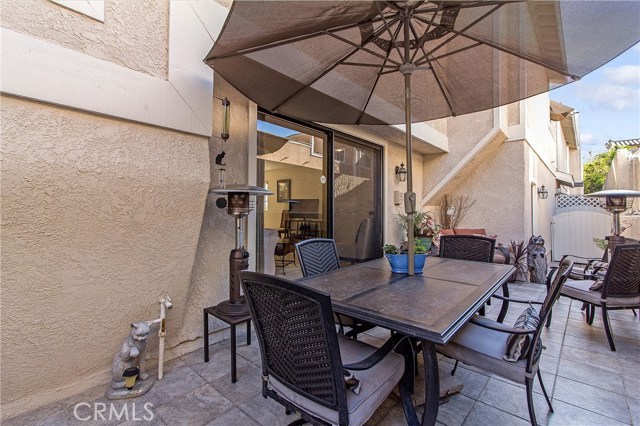 Another view of the spacious side patio.