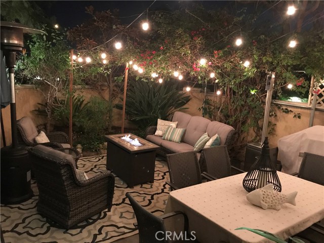 Front patio with plenty of room to entertain and enjoy outdoor living day or night!