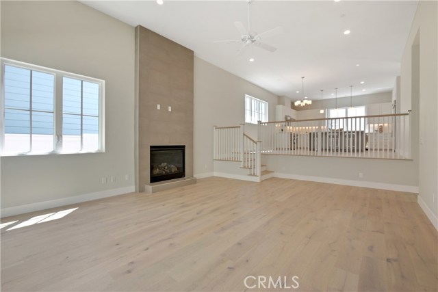 Amazing High Ceilings Open concept with gas burning fireplace