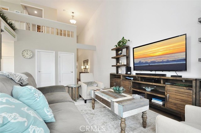 Another view of the living room (The door on the left is the laundry room)