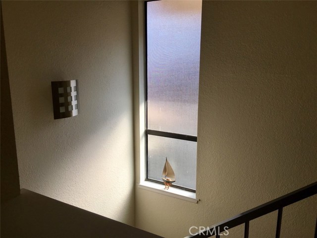 stairwell at the top level