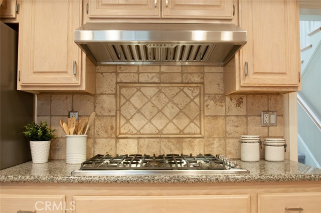 6-Burner cooktop with Hood