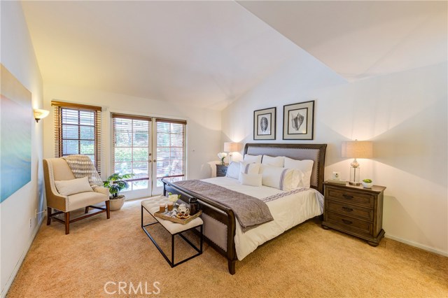 Master Bedroom with French Doors