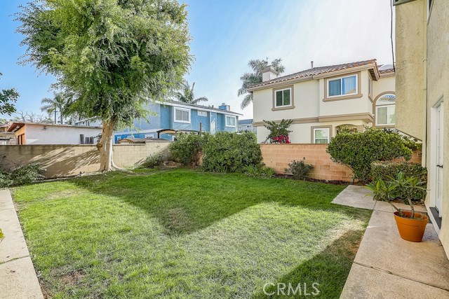 GREAT back yard off of the family room and kitchen!