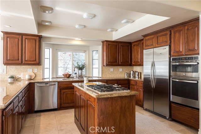 Kitchen with stainless appliances