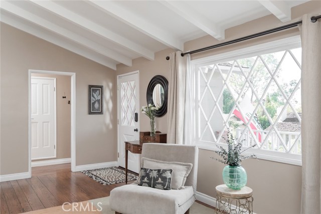 Vaulted with Wood Beamed Ceiling