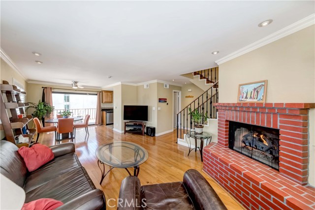 Crown molding throughout home