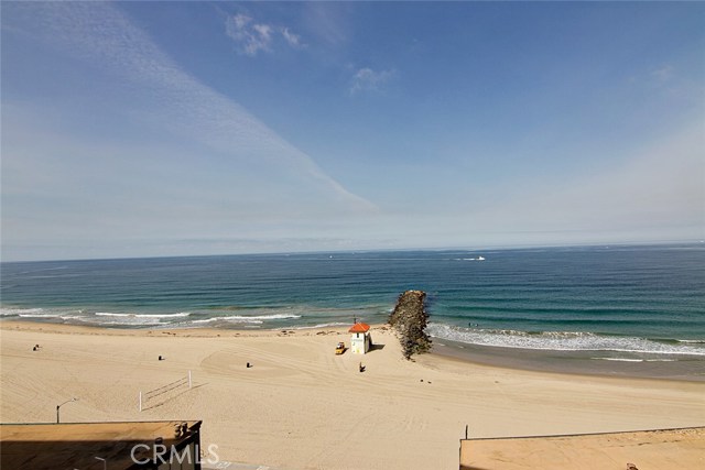 Pristine Sandy Beach with Rock Jetty
