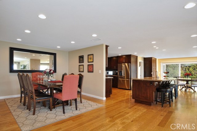 Enjoy dining in this open and wonderful room adjacent to kitchen and living room.