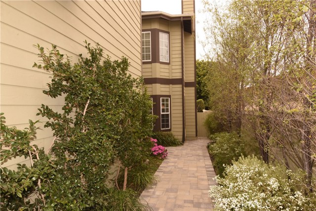 Walkway takes you to the entrance