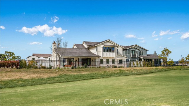 From the fairway looking back at the house