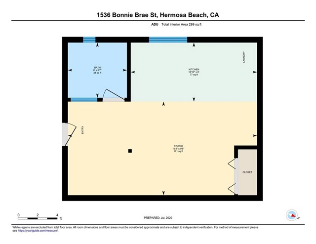 1536 Bonnie Brae Street, Hermosa Beach, California 90254, 3 Bedrooms Bedrooms, ,2 BathroomsBathrooms,Residential,Sold,Bonnie Brae,PV20135186