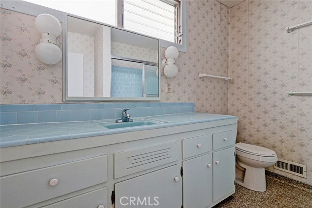 Downstairs full bath powder room.