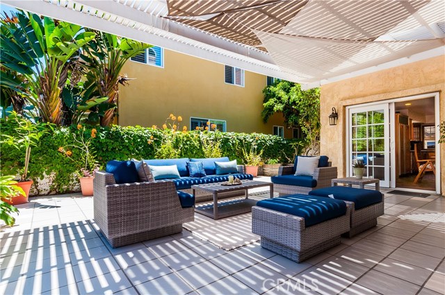 Awesome 23 x 23 patio-extends living + dining outdoors!
