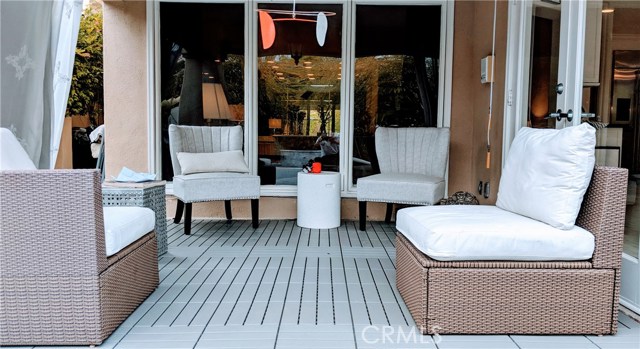 Lounge area at back yard!