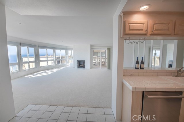 Living Room and Sliding Glass Doors to Balcony