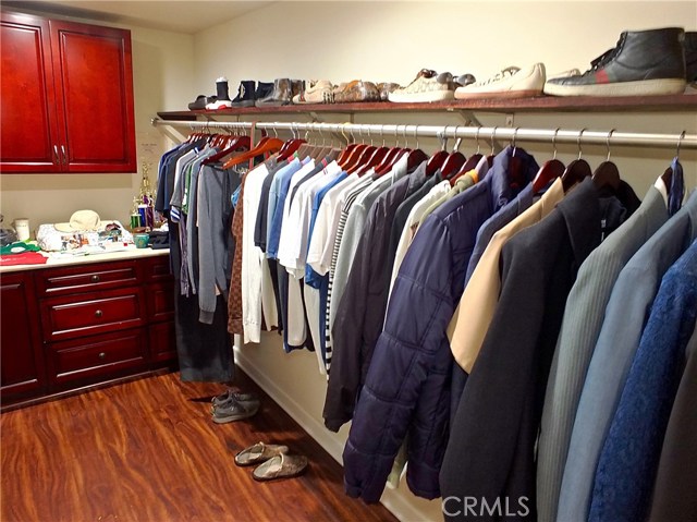 Ensuite master bedroom closet