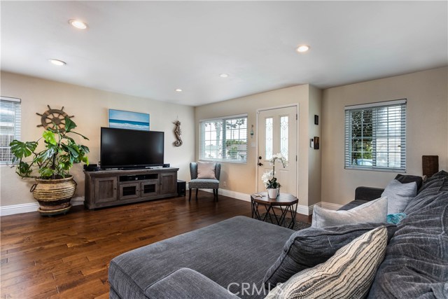 Lots of windows provide an abundance of natural light