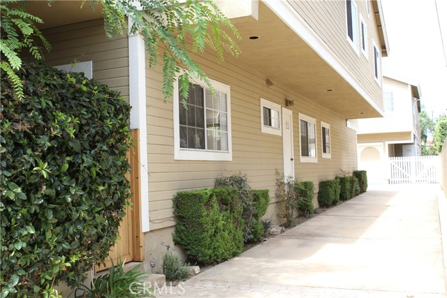 Long driveway leading to the garage