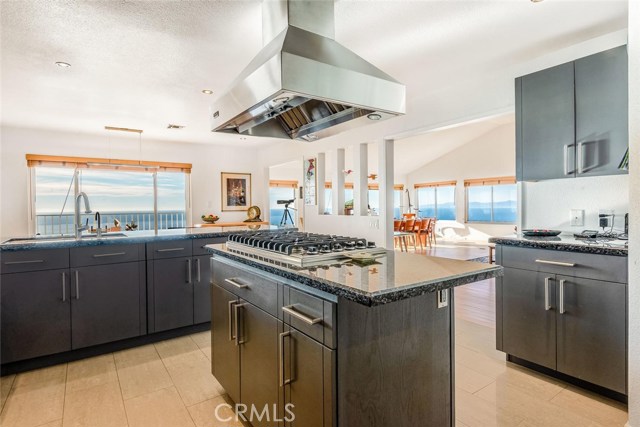 Kitchen / View of Malibu