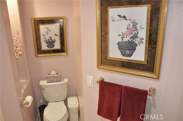 Downstairs powder room