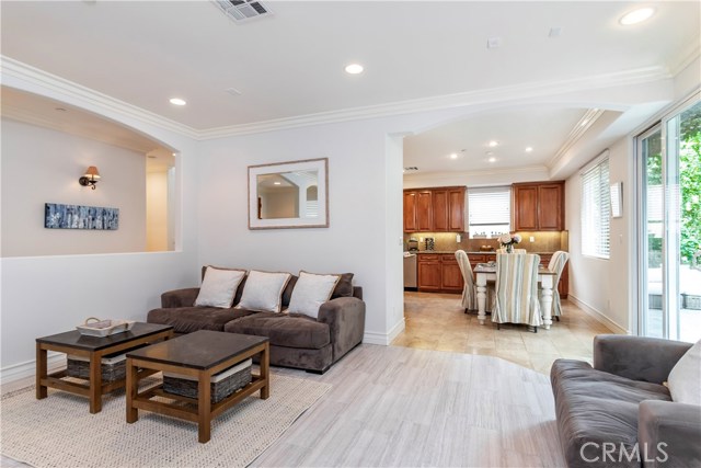 View from the Family Room into the dining room