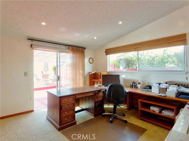 Bedroom used as office with spectacular ocean view