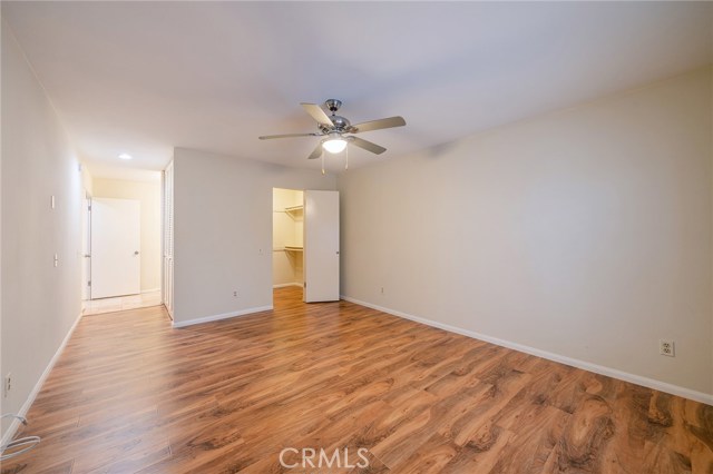 Master Bath Suite with Walk in closet and bathroom.