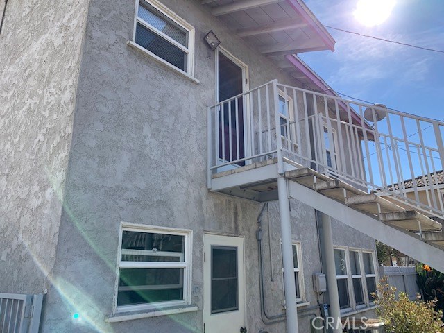 Back units. 2nd Unit is upstairs. The bottom door is to enter the common laundry area