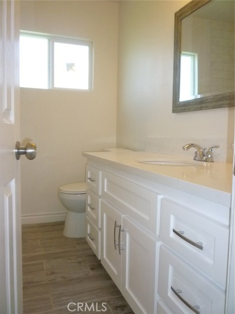 Hallway bathroom.  This is the second of three bathrooms.