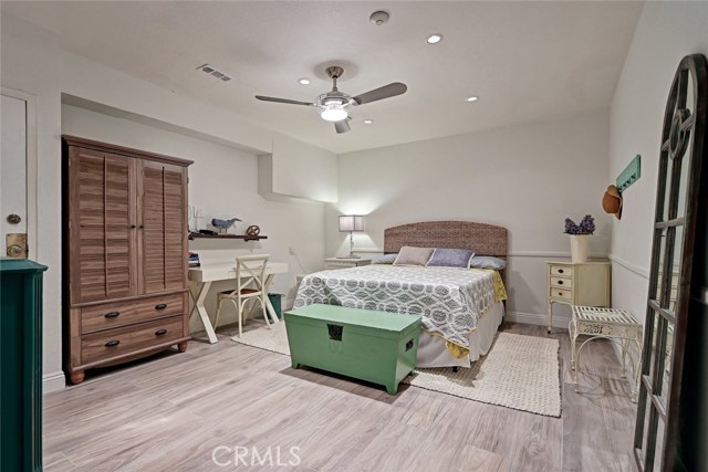 Basement converted to bedroom