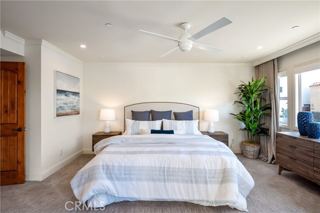 Spacious ocean view primary suite