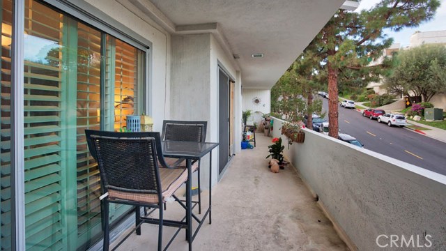 Extra long Balcony with access from Kitchen, living room, and both bedrooms