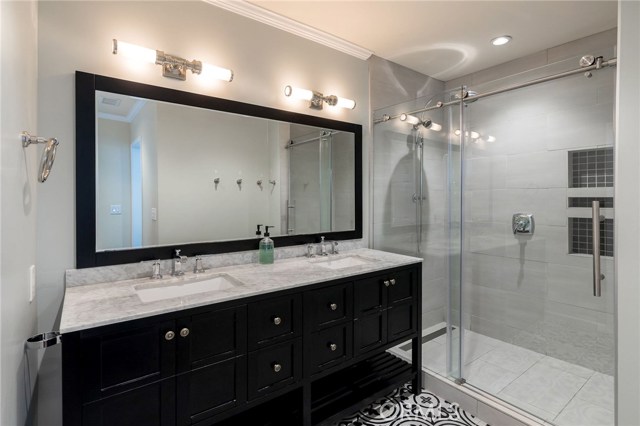 master bath with double sinks