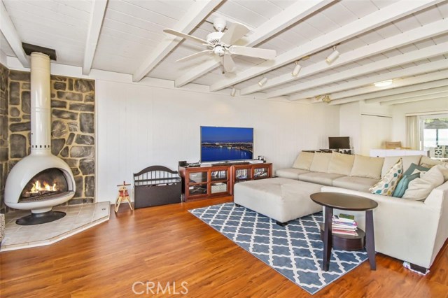 Massive Family Room with Fireplace