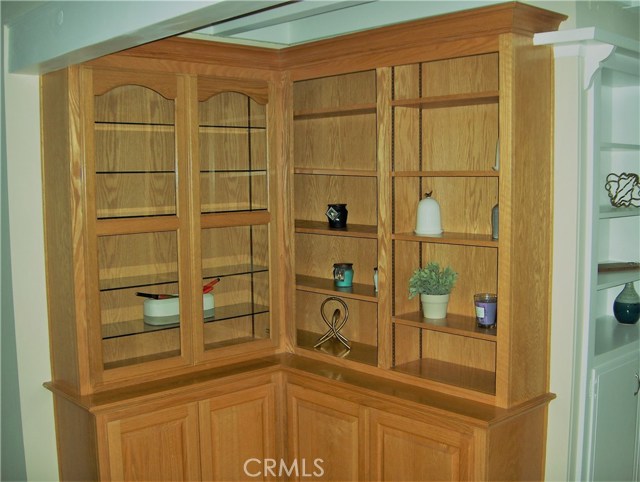 Built-in Storage and Display Cabinet