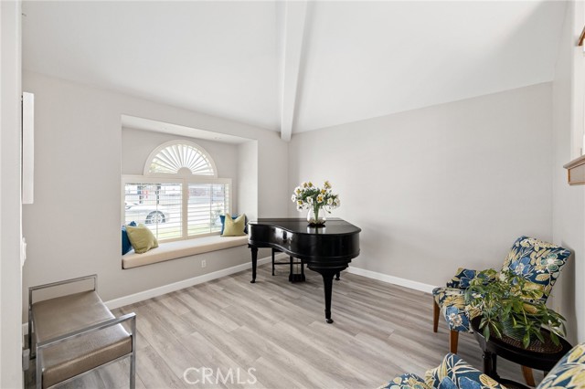 Plantation shutters throughout