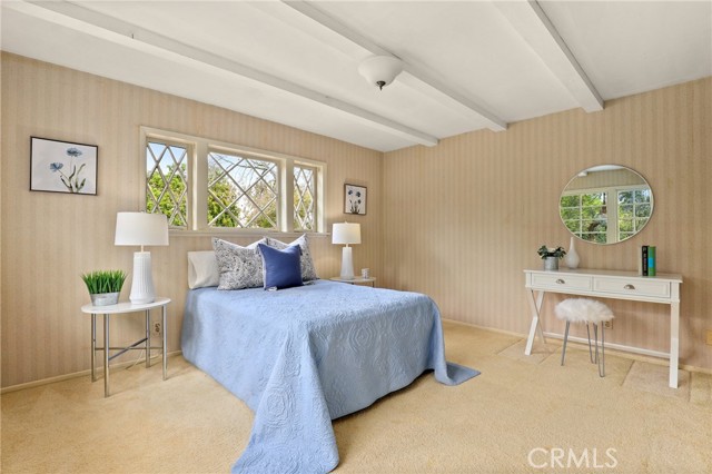 Second upstairs bedroom with large walk in closet!